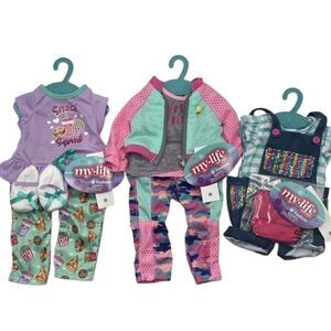 Girls 18” Doll Clothes Outfits 3 Sets